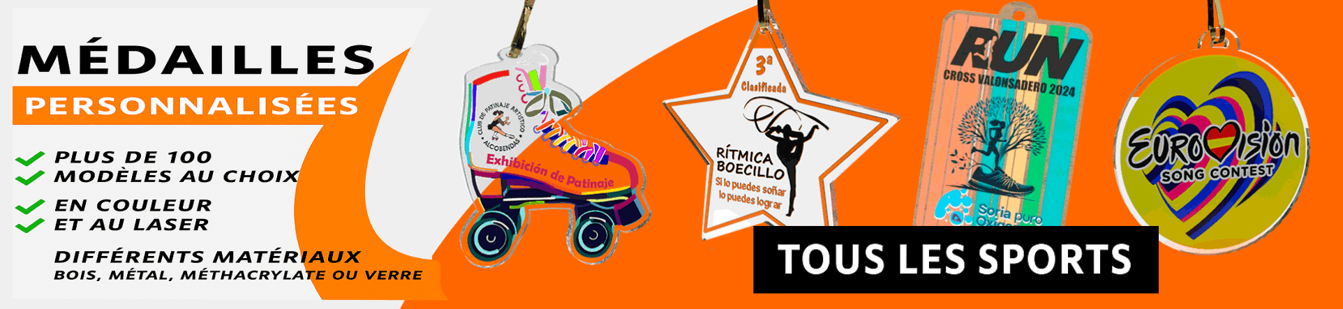 Medallas personalizadas en Trofeos Romero